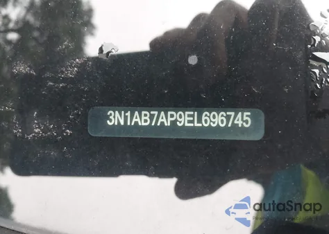 2014 Nissan Sentra Sv z USA, uszkodzony, nr VIN 3N1AB7AP9EL696745